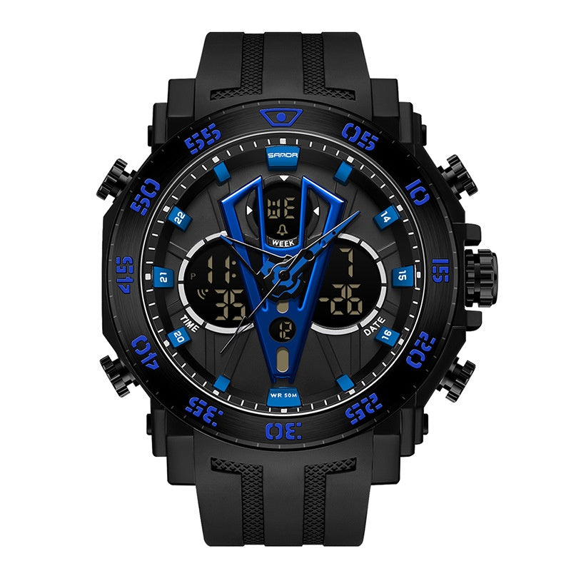 Sanda Youth Montre double affichage pour les hommes