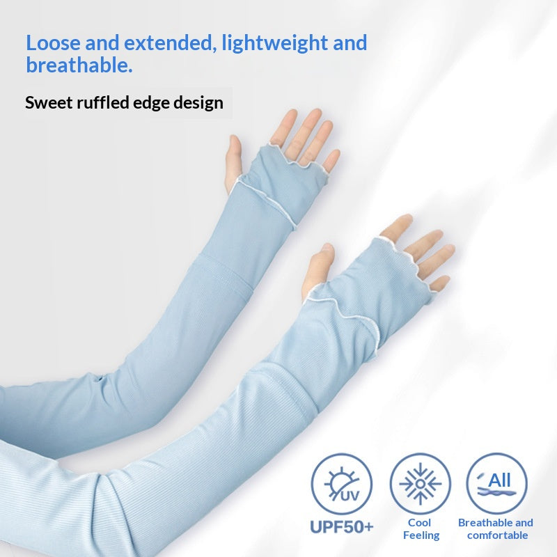 Femmes Long UV-protection manches de soleil