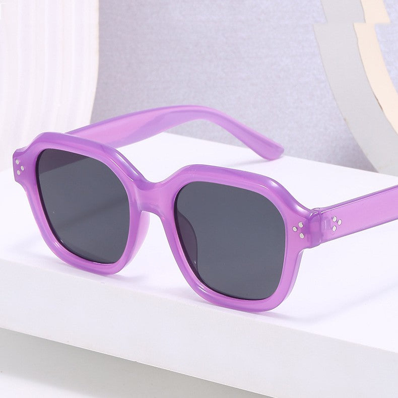 Lunettes de soleil retro grain de riz à la mode avec un style distinctif
