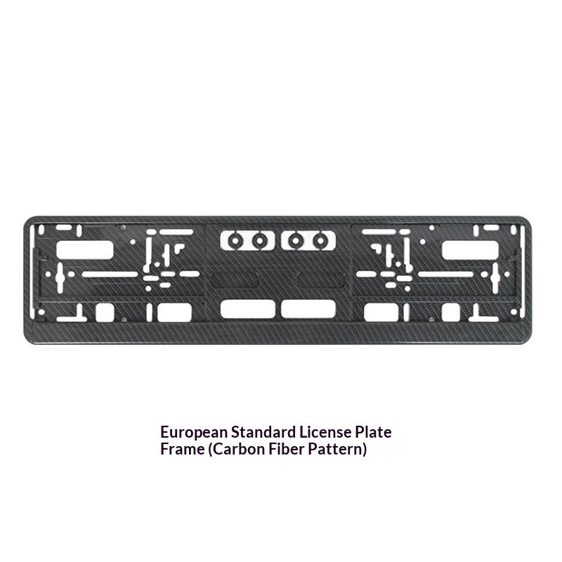 Porte-plaques en plastique unique pour camions