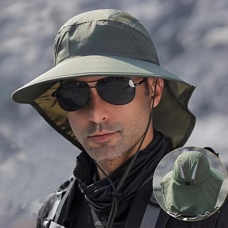 Chapeau de protection solaire pour hommes de plein air d'été