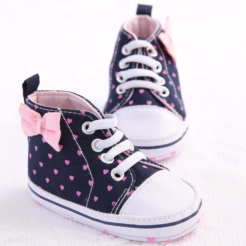 Chaussures de petite fille haut-top Soft-soled