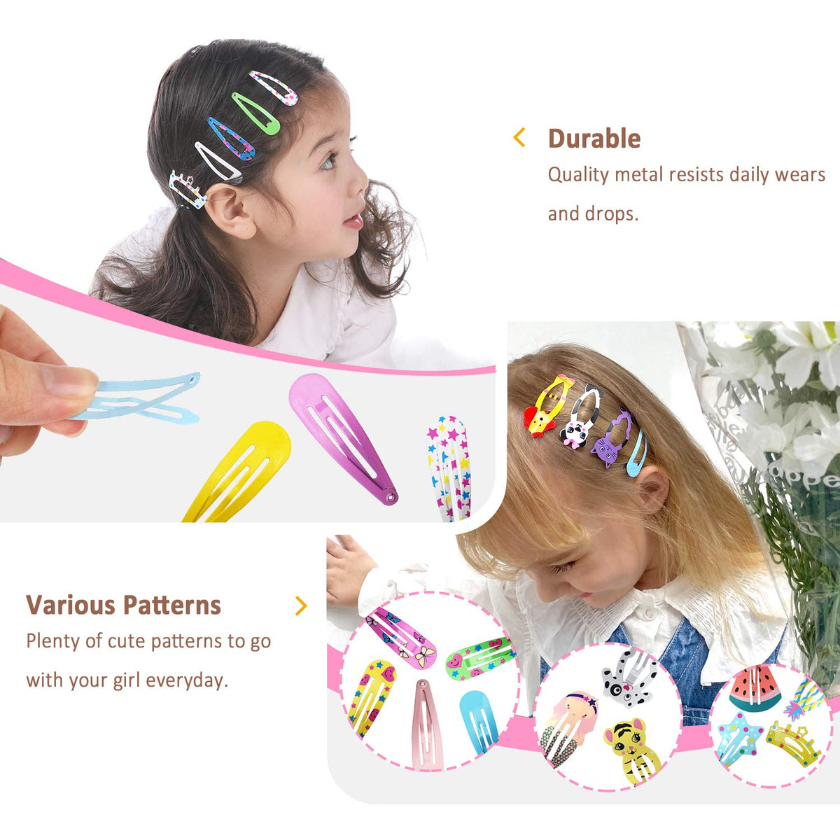 Hair clips for girls