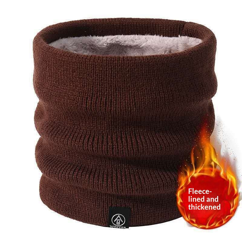 Écharpe de cou de laine polyvalente épaissée pour tour cervical