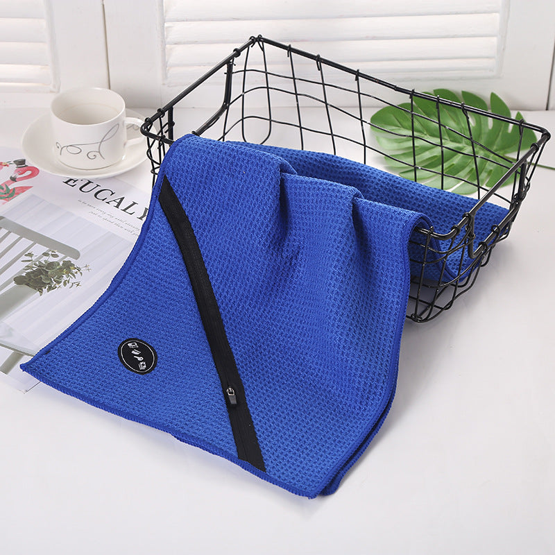 Microfibre ananas Zipper Sport serviette extérieur