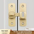 Boucle de porte-boucle d'or-porte + ensemble à vis-alliage d'aluminium-1