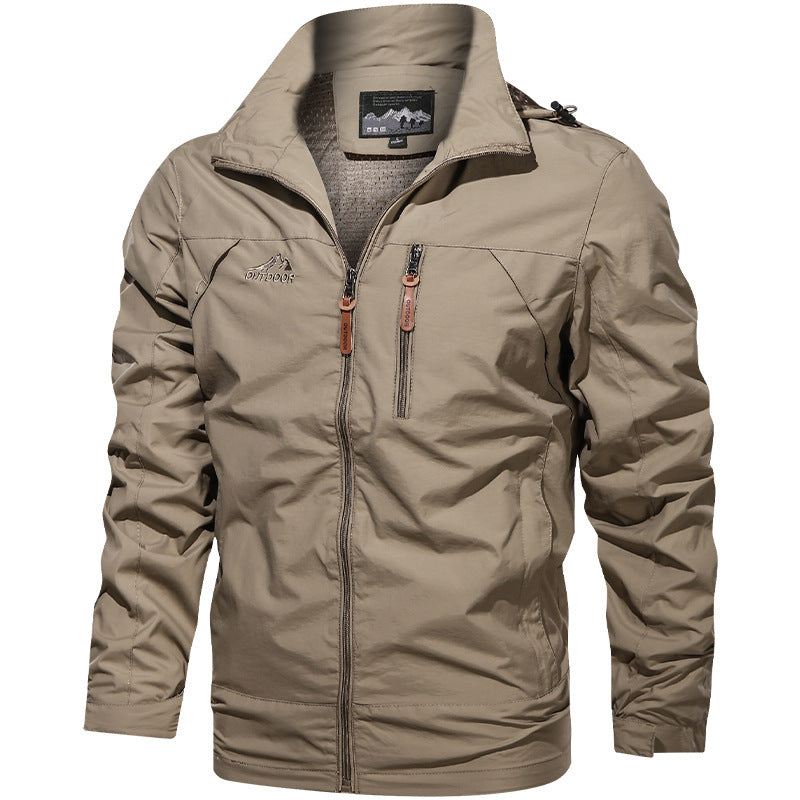 Homme Mode Casual Outdoor Veste Windproof