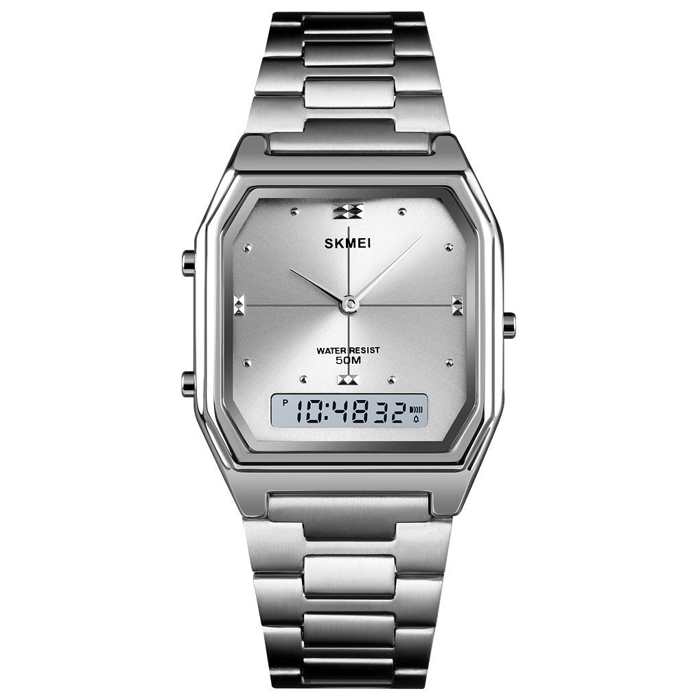Homme Multifonctionnel Sports Imperméable Alarme Montre électronique