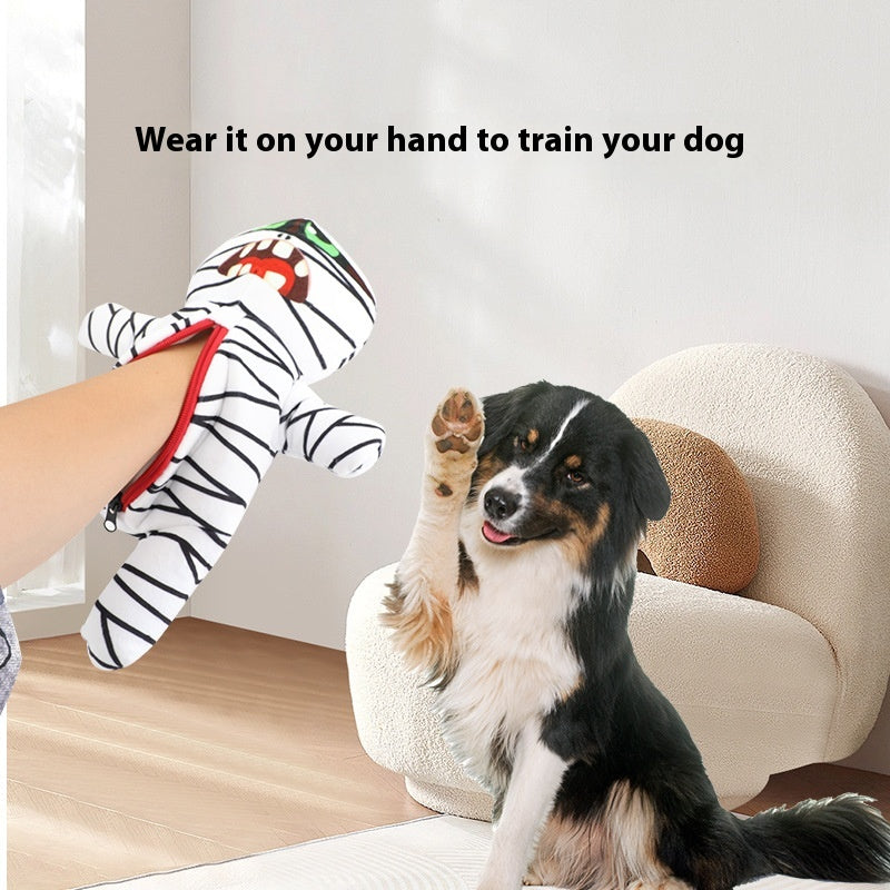Jouet interactif pour animaux en peluche Mummy Hiding Food