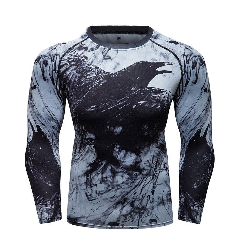 Costume de fitness de course élastique respirant pour hommes