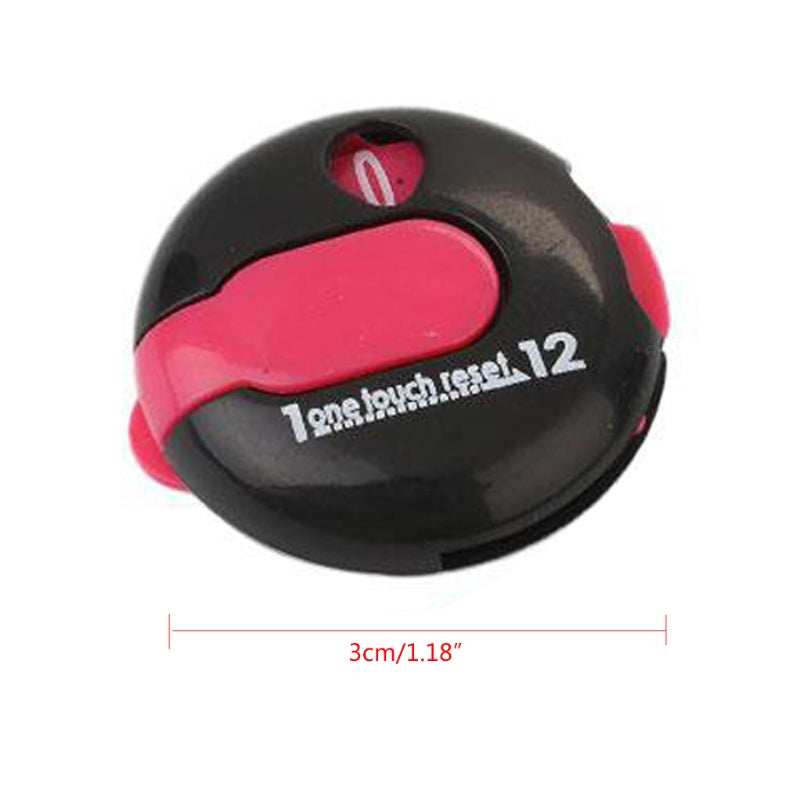 Round Golf Hat Clip Score Device Mini Score Stroke Counter