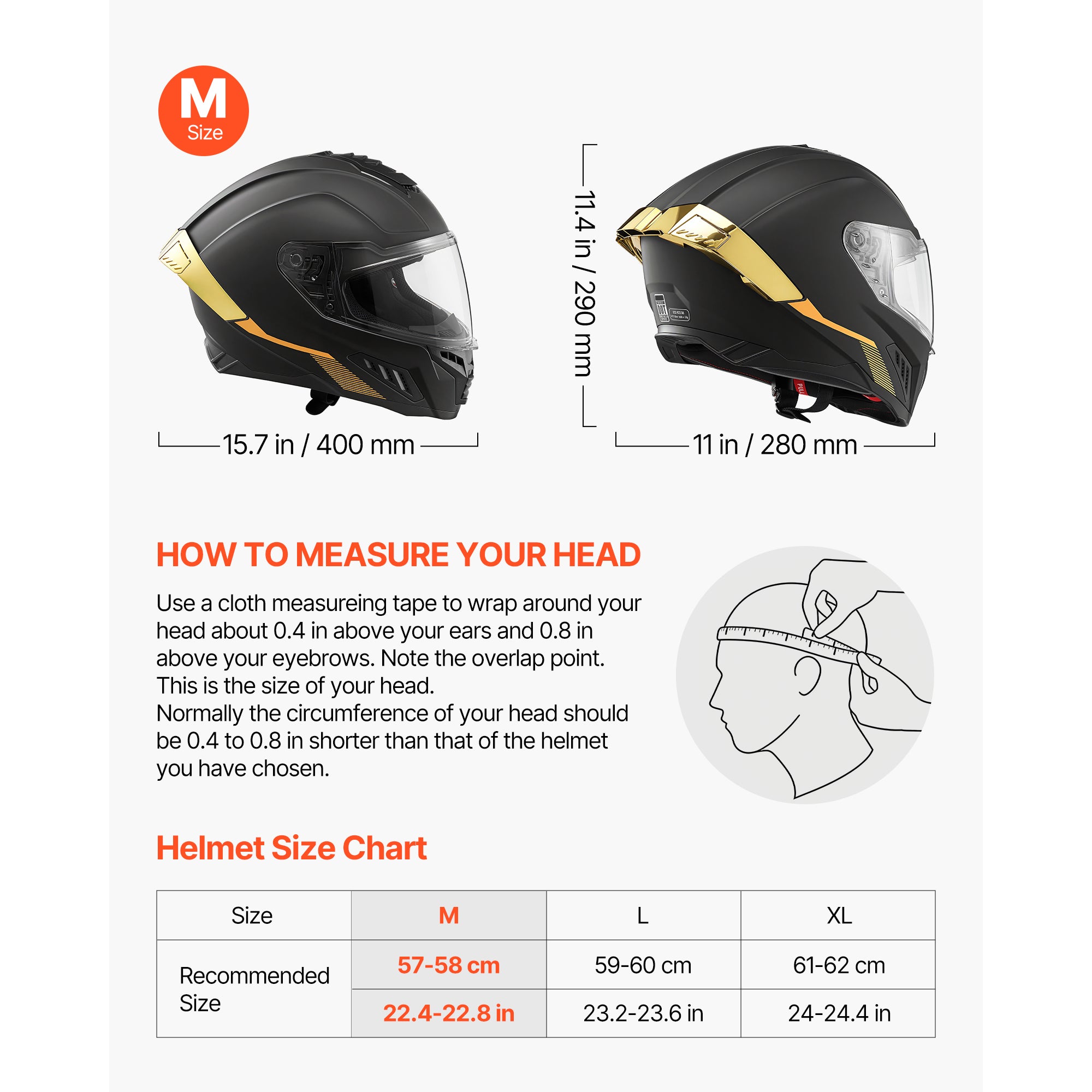 Casques de moto pleine face