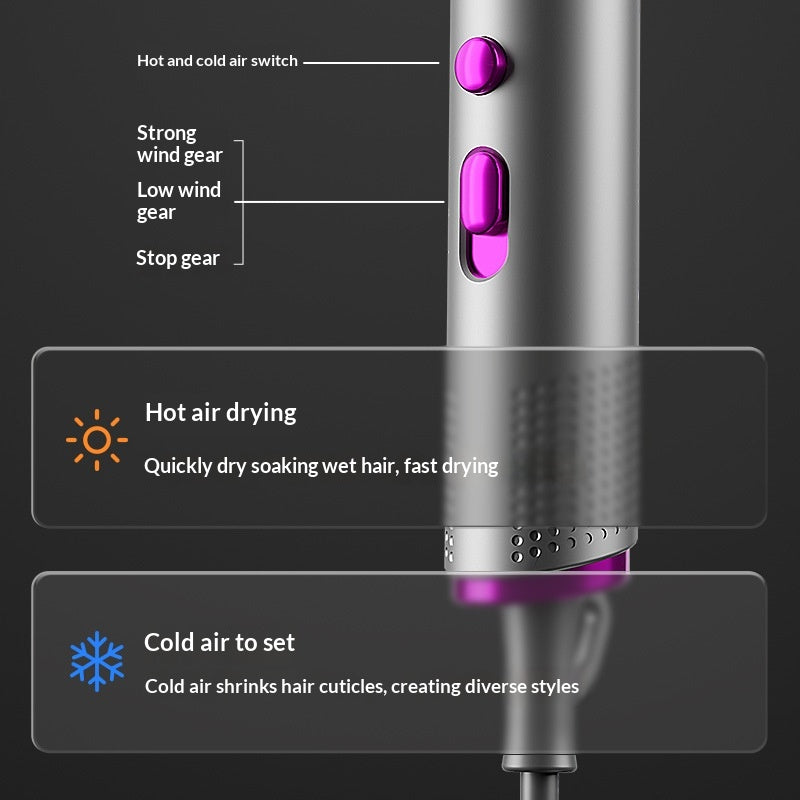 High-pressure high-airflow hair dryer