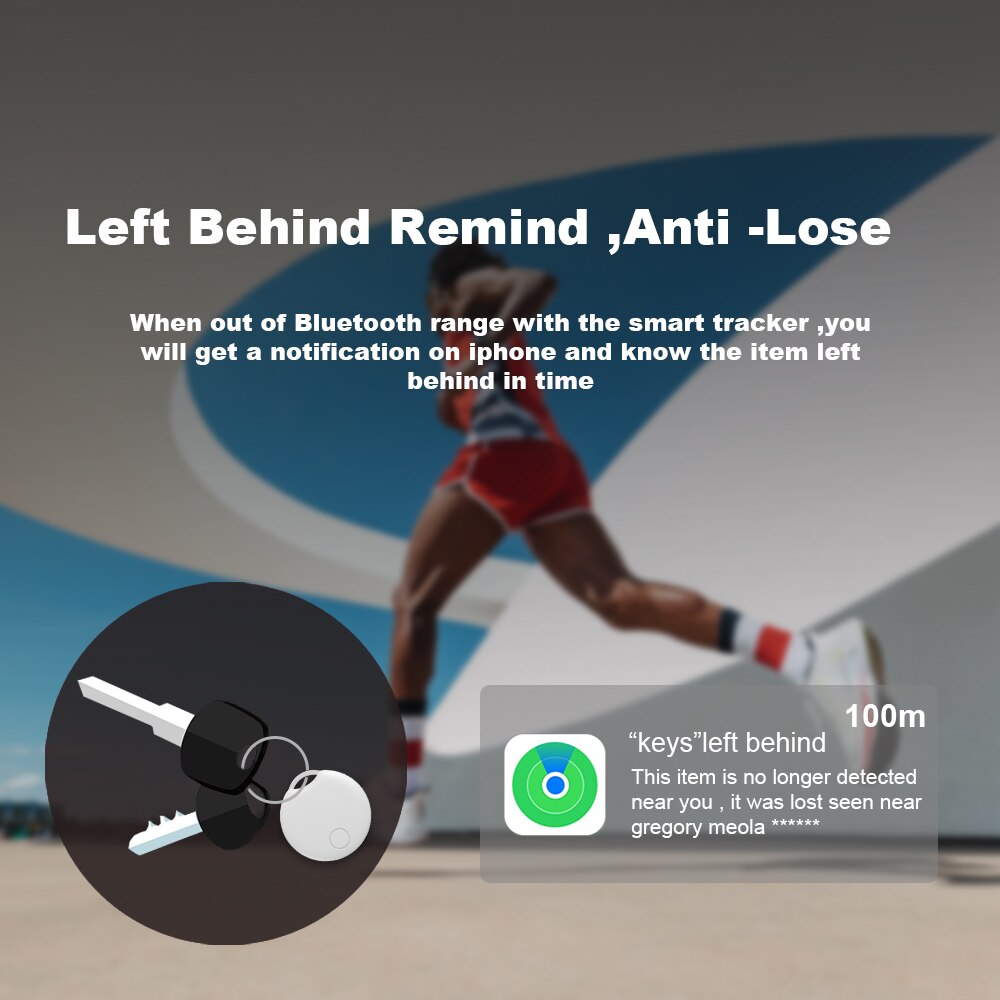 Bluetooth GPS Tracker pour le remplacement de la balise d'air via Trouver mon sac de localisation porte-carte de bouteille