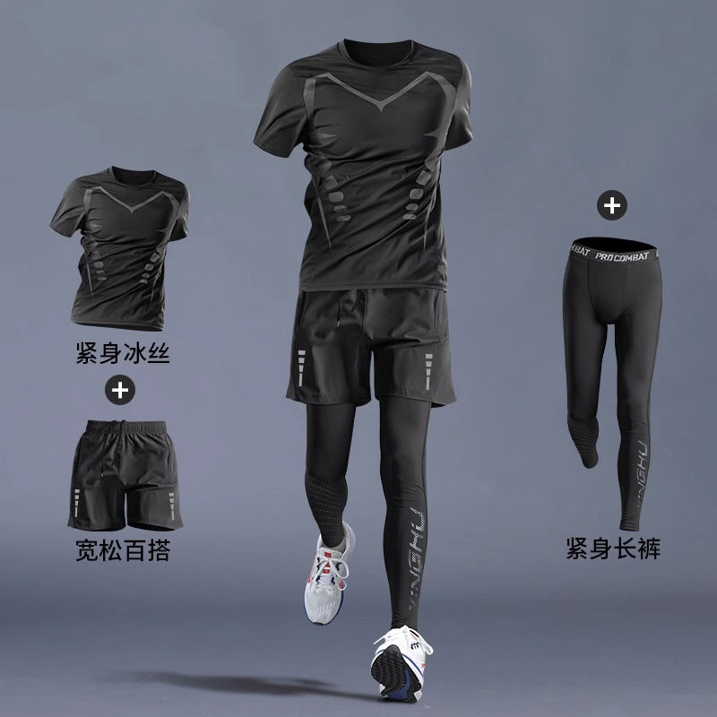 Vêtements de gymnastique en plein air T-shirt d'entraînement T-shirt Tight Long Sleeve