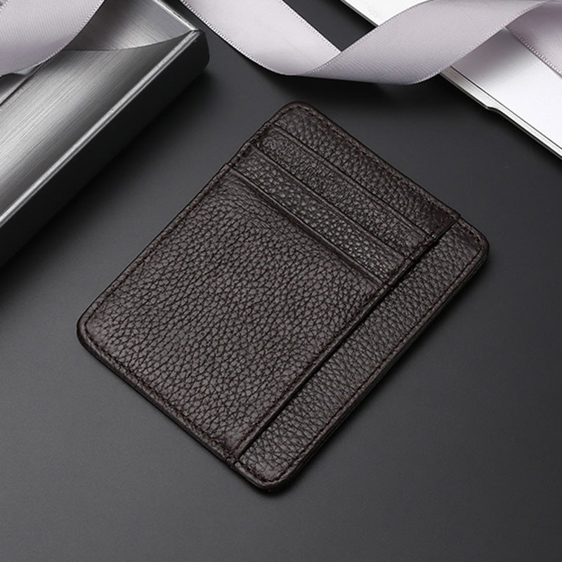 Porte-cartes en cuir Premier calque Porte-cartes en cuir