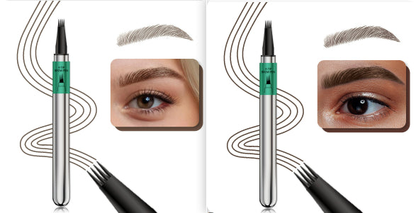 Crayon à sourcils sauvages à quatre griffes résistant aux boues