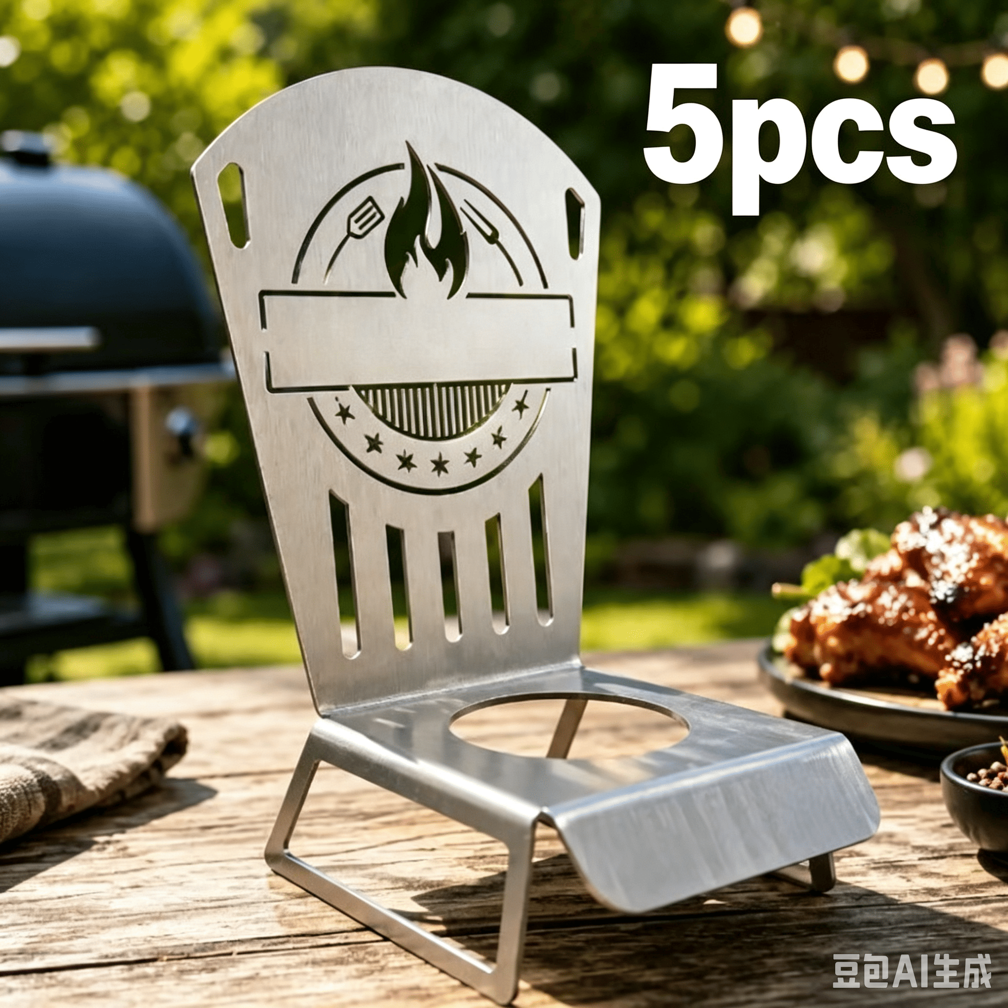 Chaise de poulet en conserve de bière pratique et portable