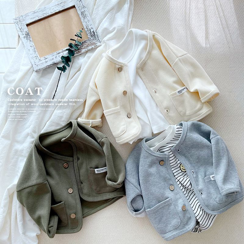 Vêtements de dessus décontractés pour enfants Cardigan pour bébés et tout-petits