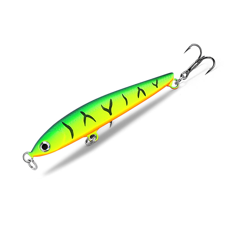 Long-distance casting of artificial lures for freshwater streams