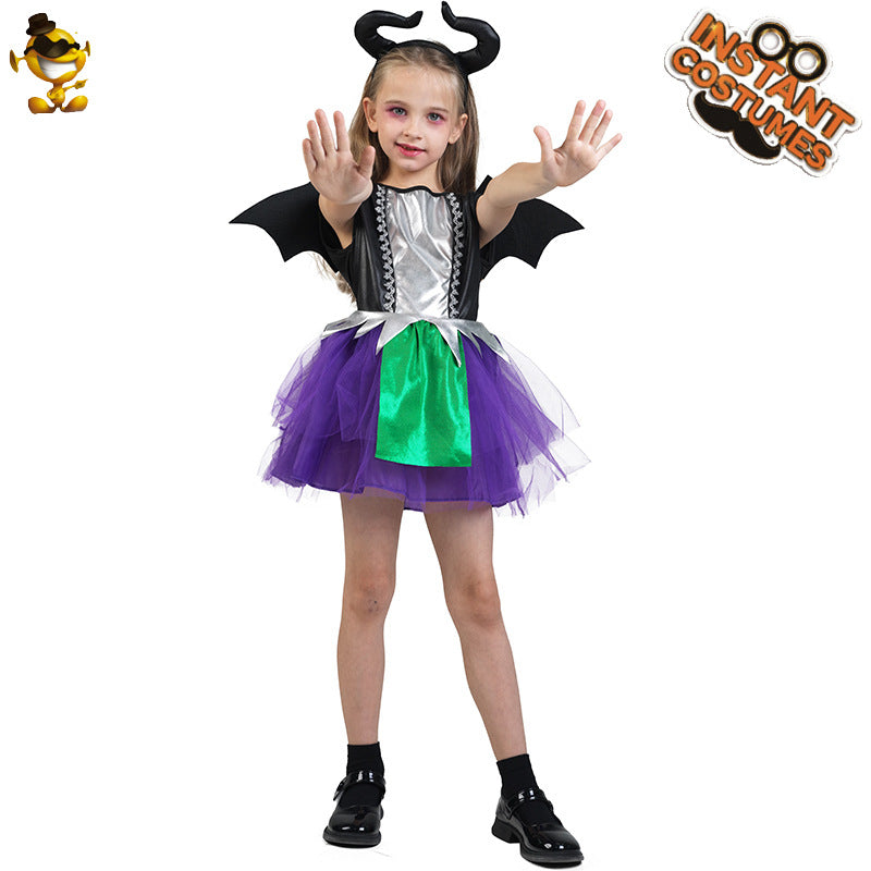 Halloween Enfants Déguisement diable scène performance Outfit