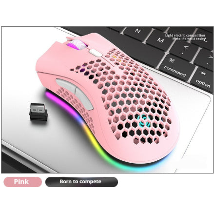 Souris sans fil à charge lumineuse