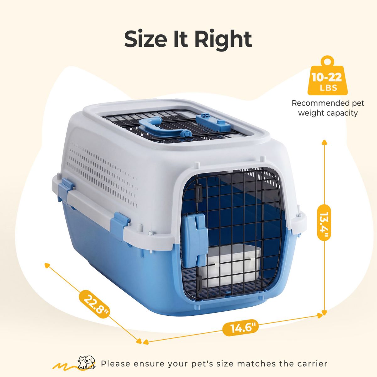 Porte-chien et porte-chat rigide