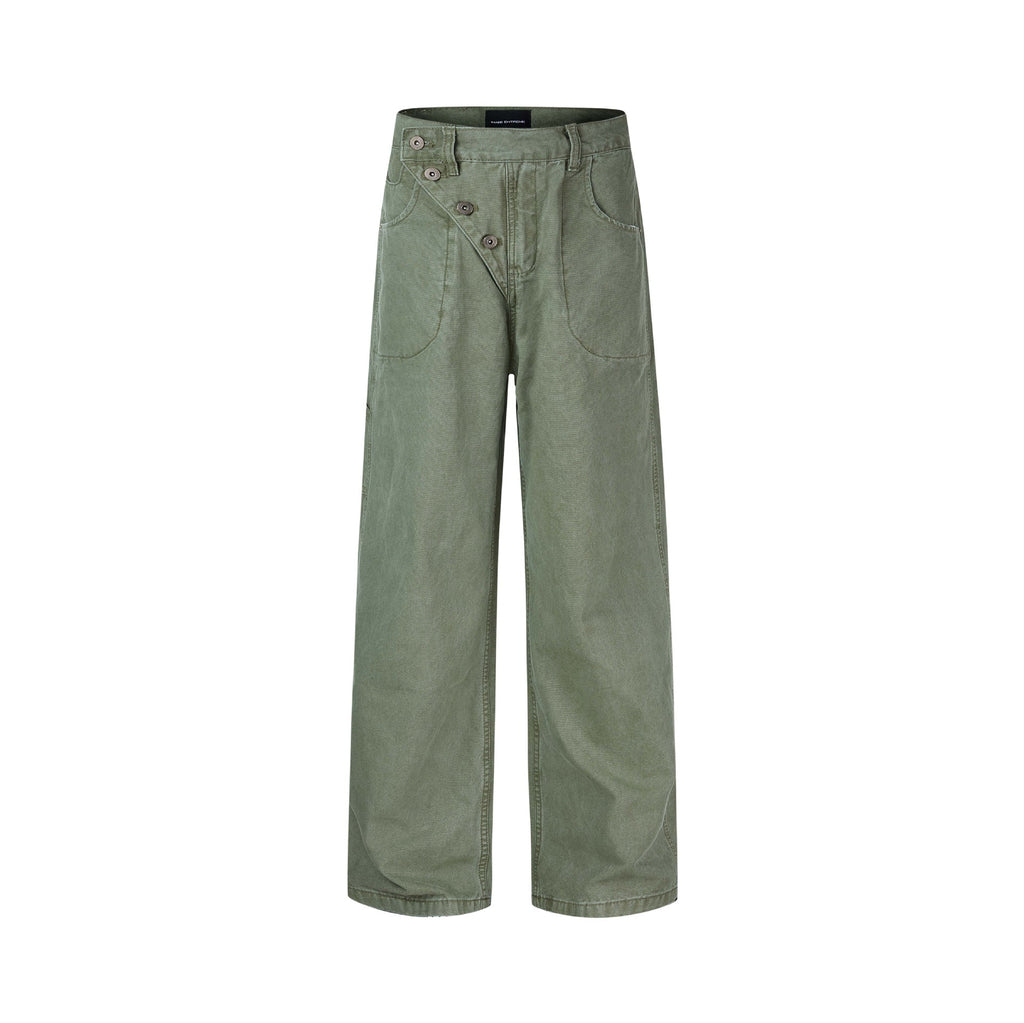 Hommes Lumberjack Droit Jambe Casual Style militaire pantalons de travail