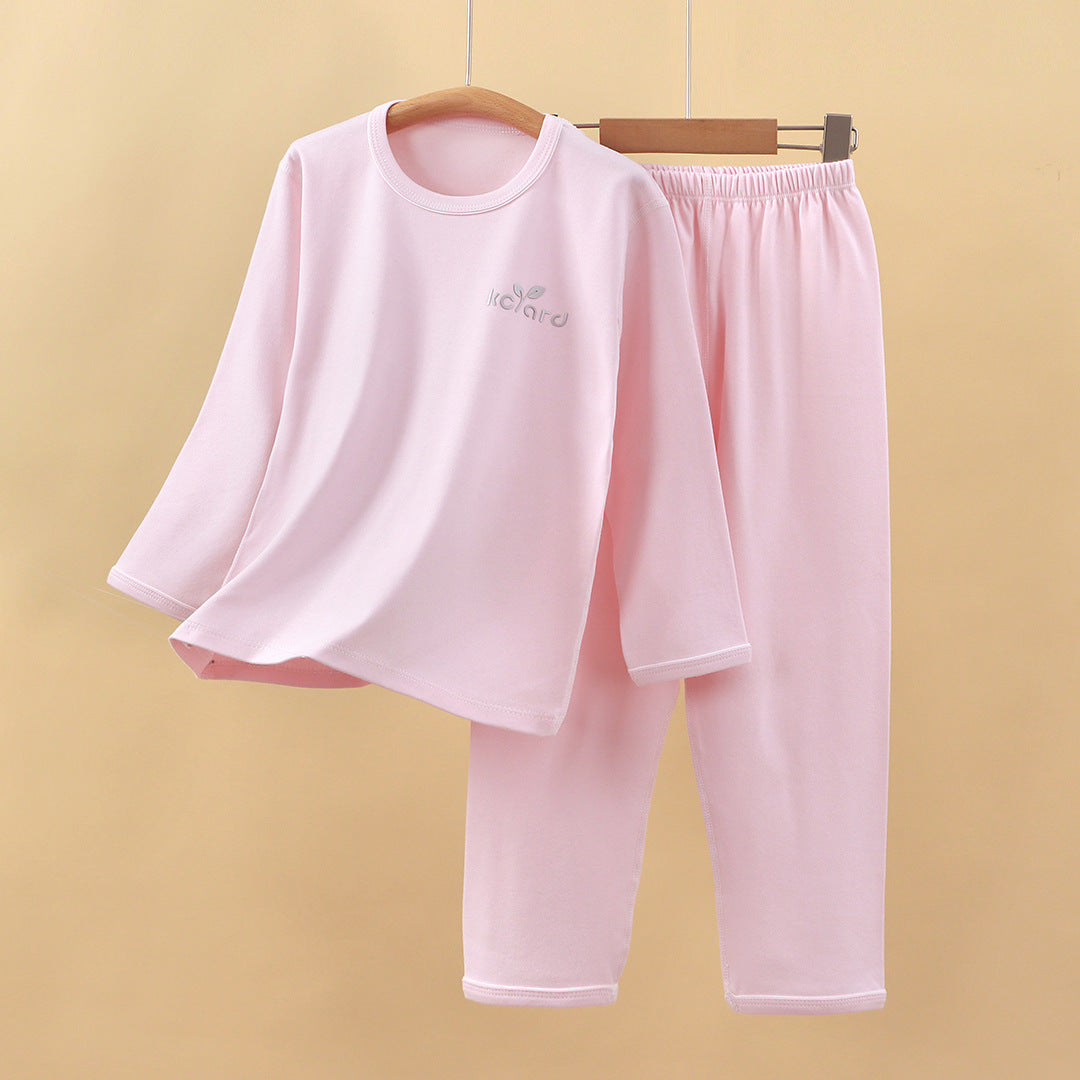 Pure Cotton Pajamas Autumn and Winter Homewear Set Loose and Casual
