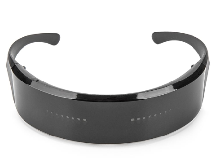 Lunettes d'affichage LED pour dj partie de musique