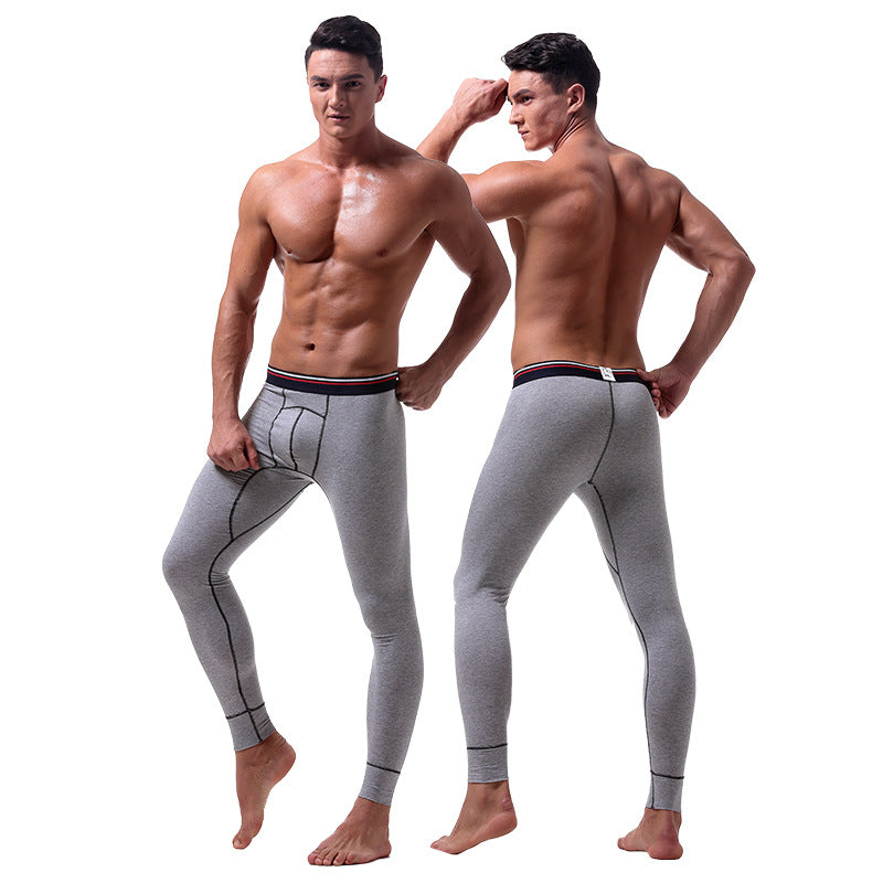 Pantalon simple en coton mince pour hommes