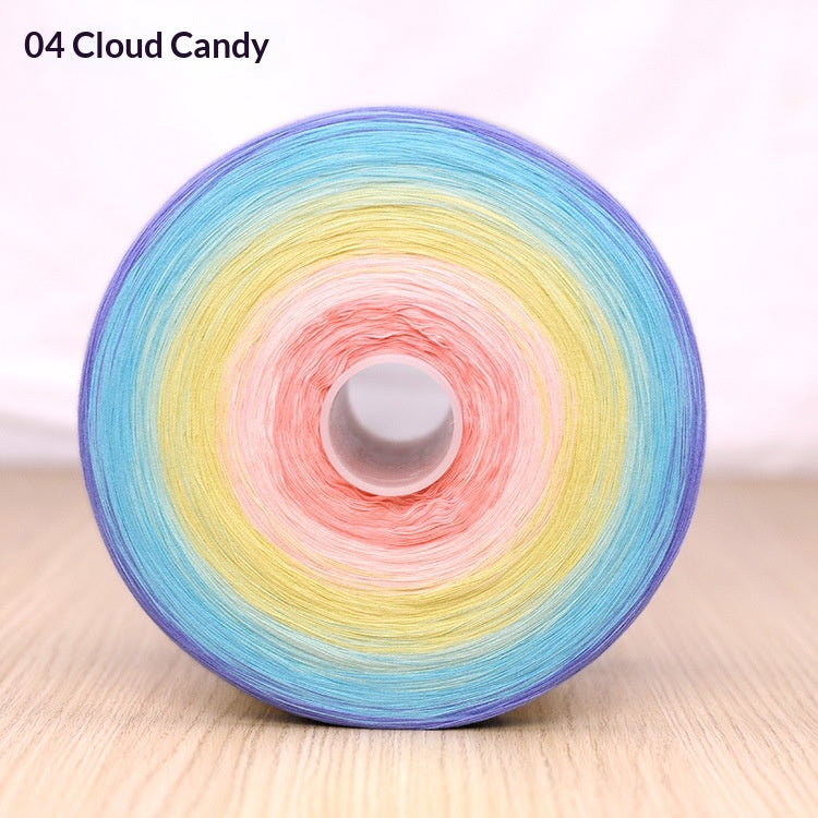 1500-gram GradientTwist-free Cake Fil Ball pour tricoter à la main et crochet Blankets