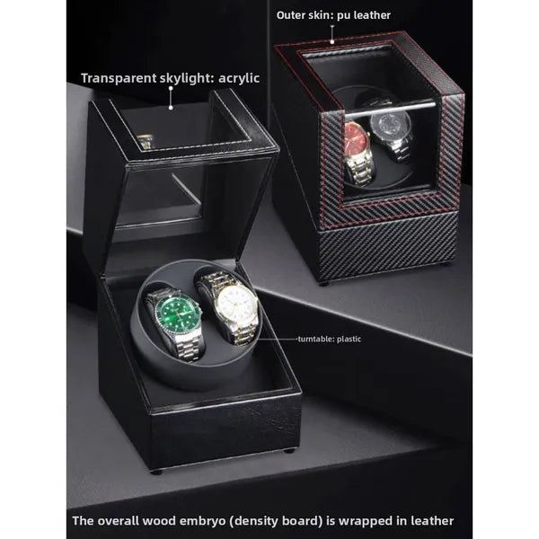 Remontoir double montre pour montres mécaniques automatiques