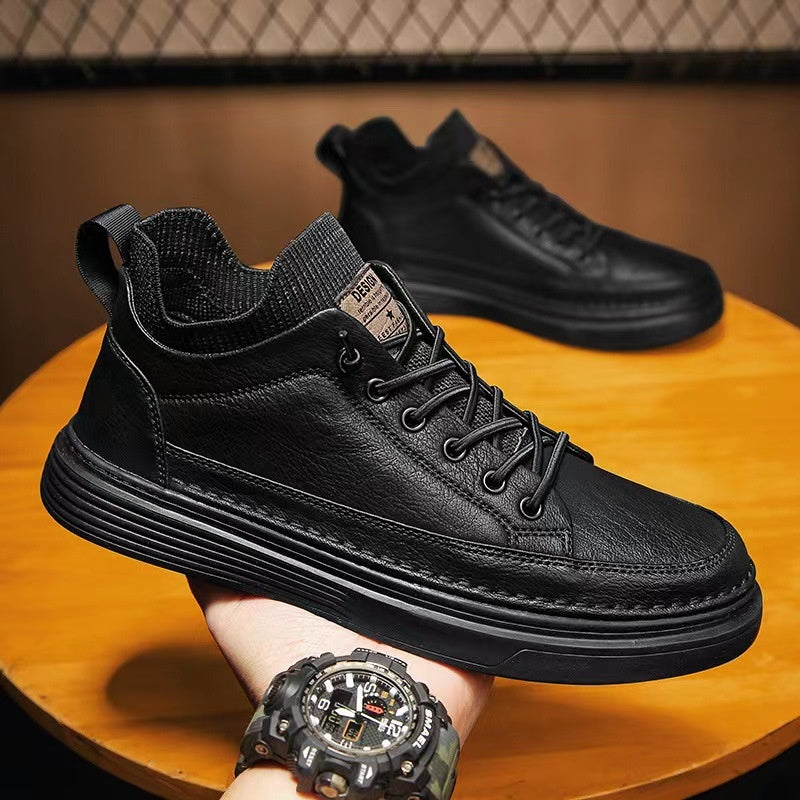 Sneakers antidérapants noirs et légers pour hommes Tous les sports