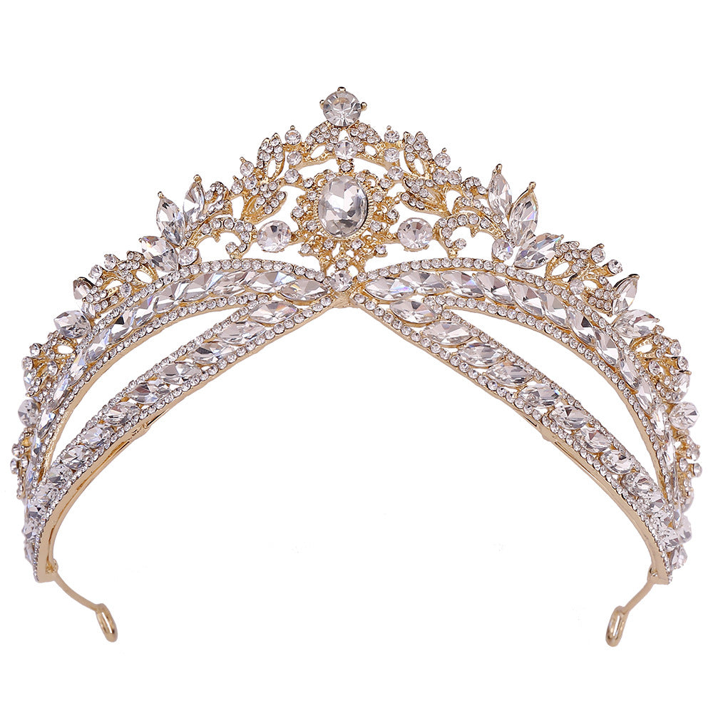Mariage Crown Headdress Bridal Strass Style de mariage Crown Accessoires