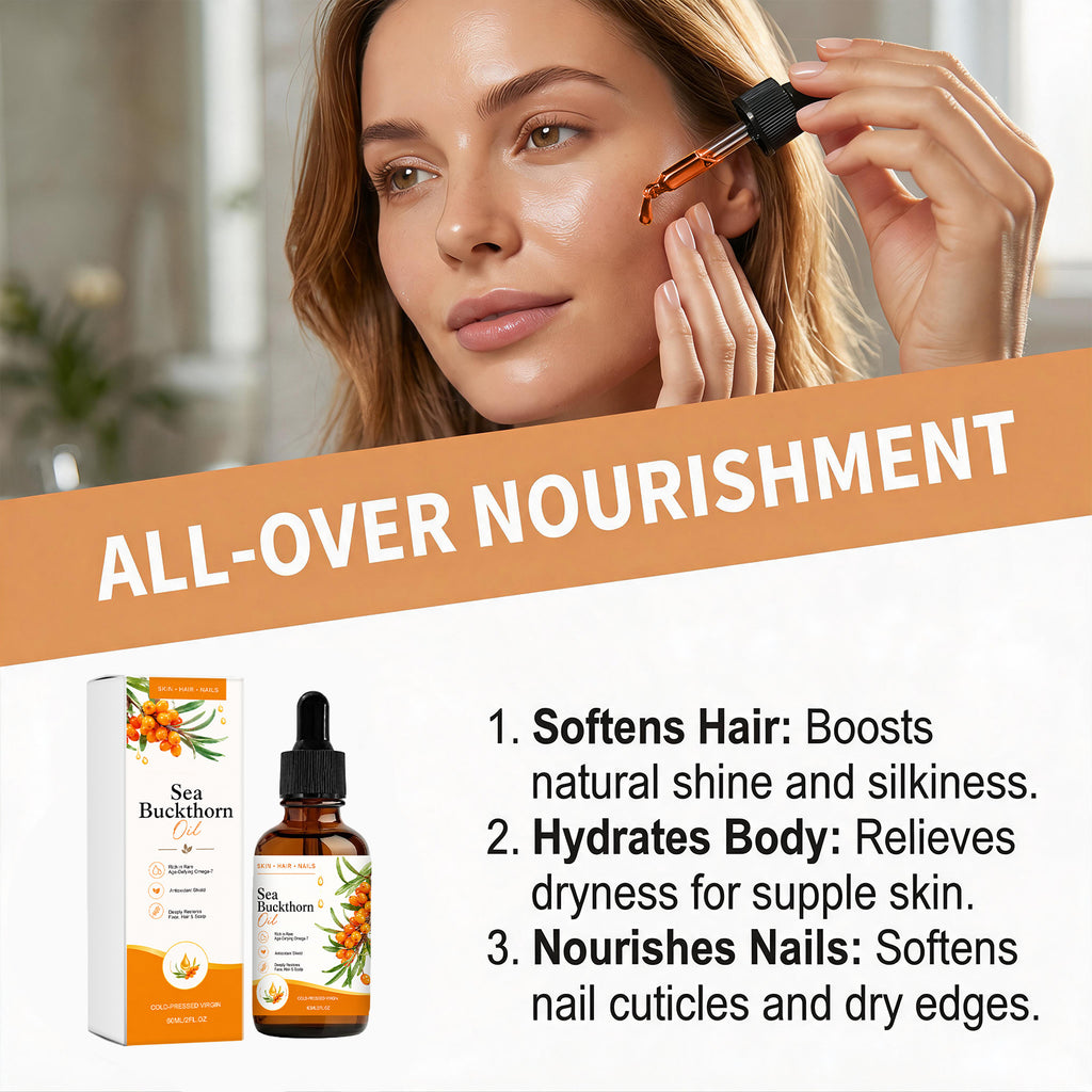 Huile de Buckthorn de mer antioxydante