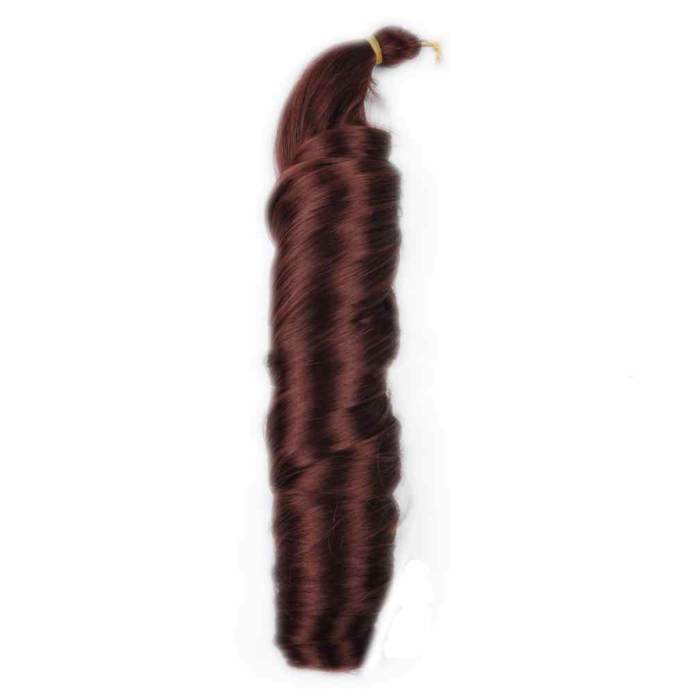 22 pouces Français Loose Wave Crochet tresses cheveux
