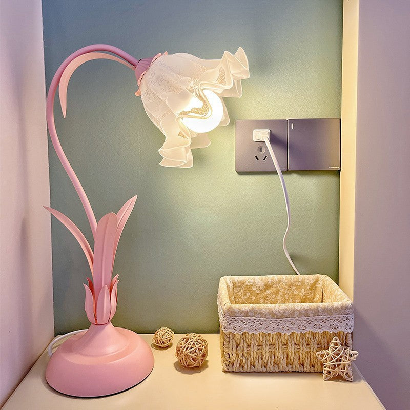 Fleur de chevet Minimaliste Creative Lily Of The Valley Flower Desk Lampe
