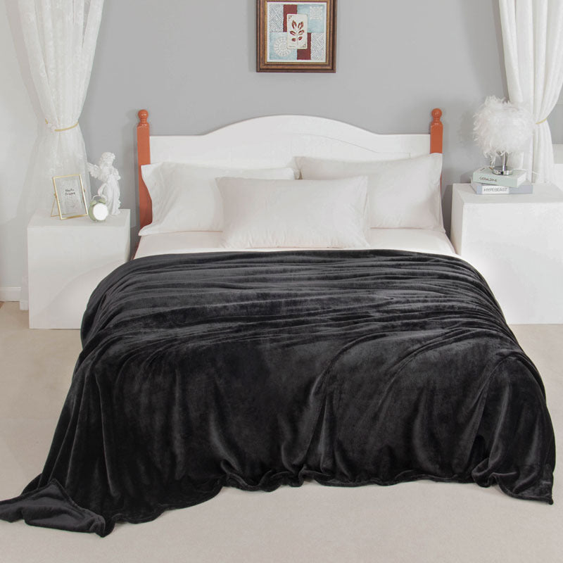 Épaisseur Coral Fleece BlankGift Blank Solid Color Vegan-friendly