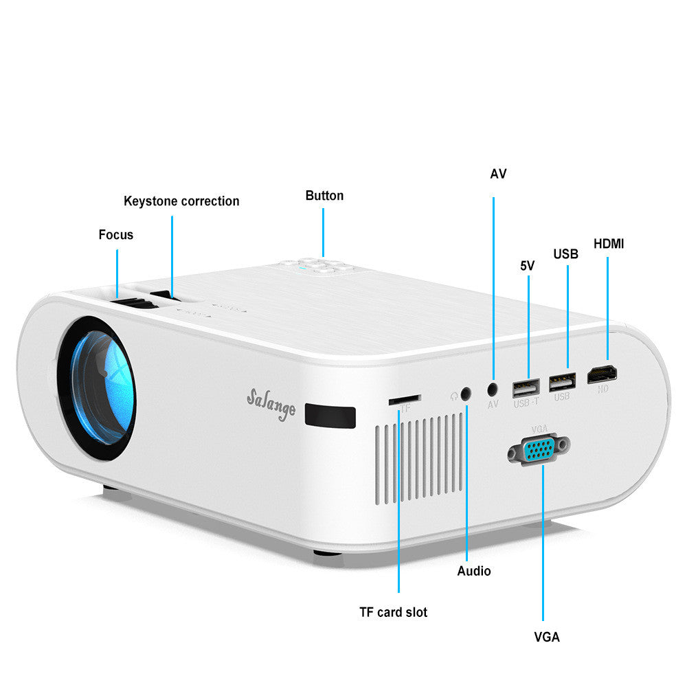 720p Portable Smart Projector supporte l'utilisation à domicile