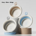 Lavabo pliant-Beige-pp+tpe-1 pièce