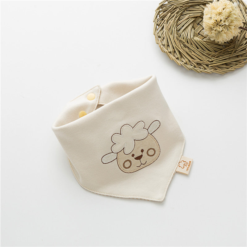 Bib en coton Triangle Bébé Pure Coton Enfants