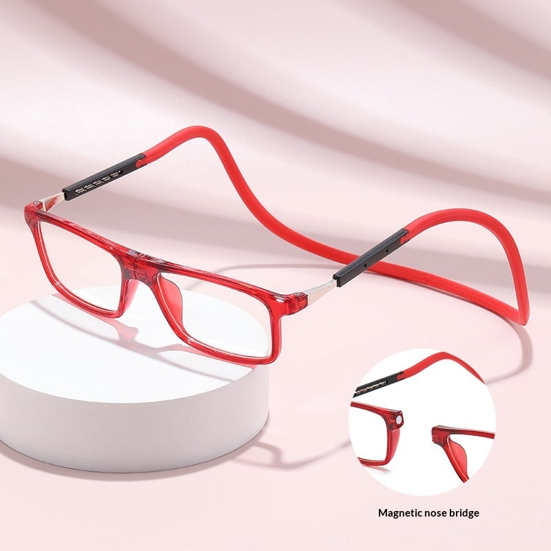Verres magnétiques Presbyopiques Collier-Hang Portable Gadget Ultra-Lightweight Anti-Lost