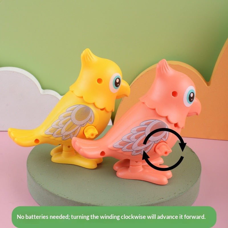 Chaining perroquet mignon petit oiseau jouets de vent