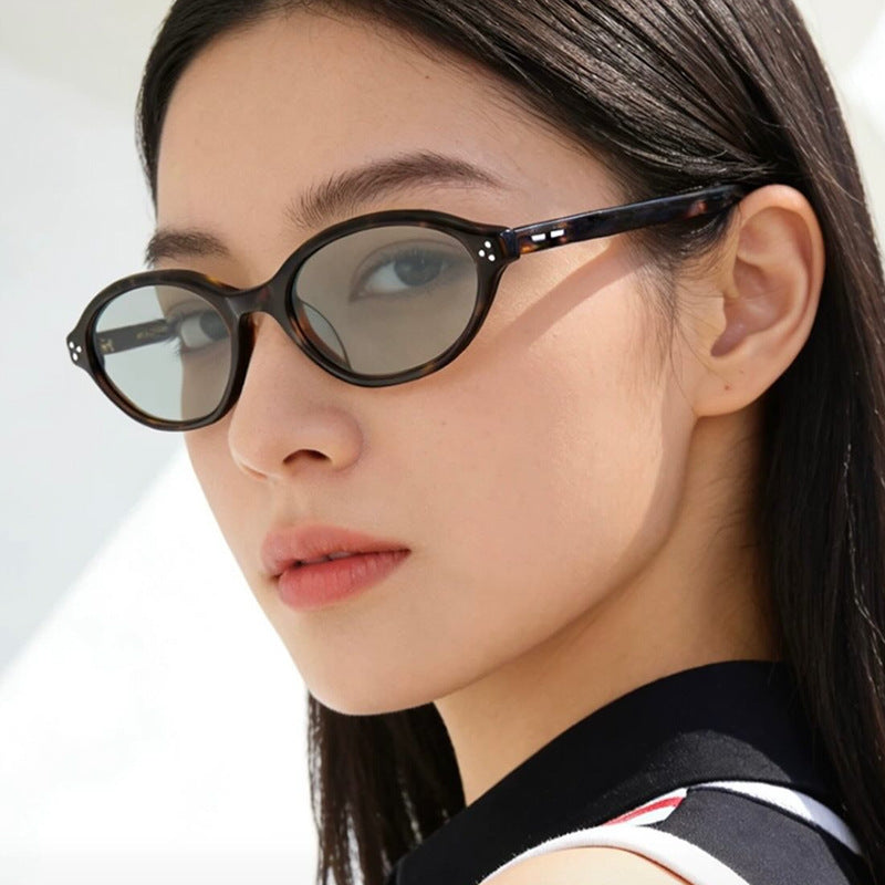 Femmes Spicy-girl Lunettes de soleil rétro de petite taille