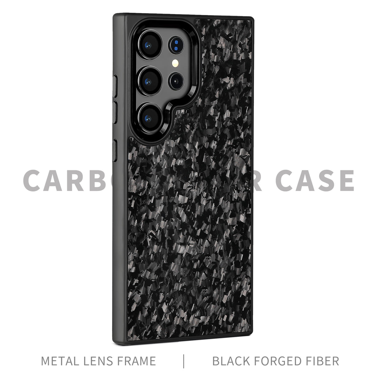 Boîtier de téléphone en fibre de carbone magnétique