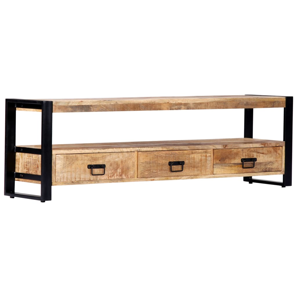 Armoire TV 150 x bois de mangue massif