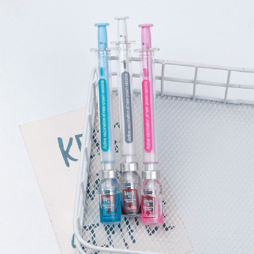 Vaccin stylo nouveau design créatif Sens gel stylo beau brosse étudiant