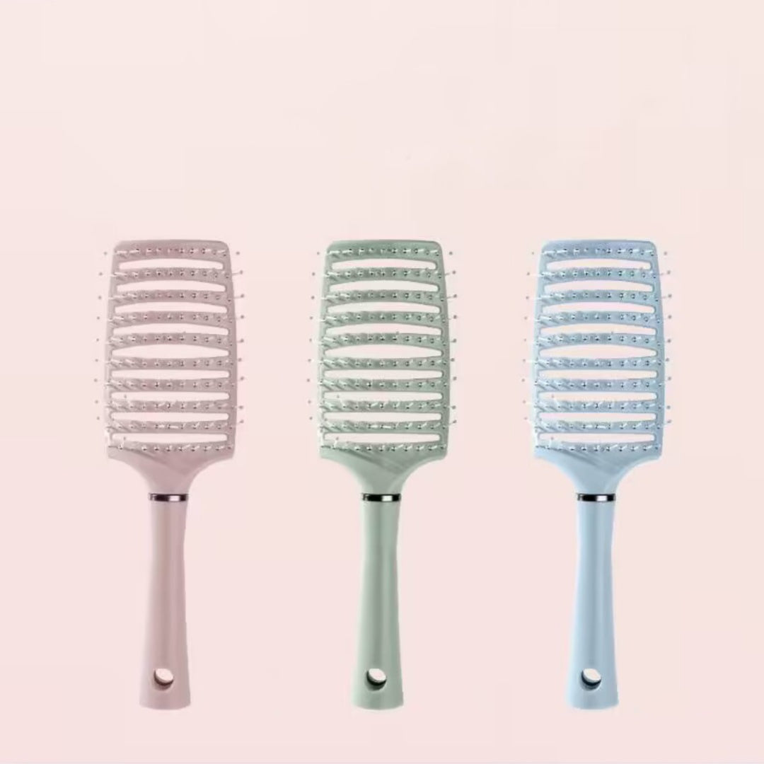 Grande courbe courbes cheveux femelles racine fluffe Artifact bouclé longs cheveux peigne de massage Househol