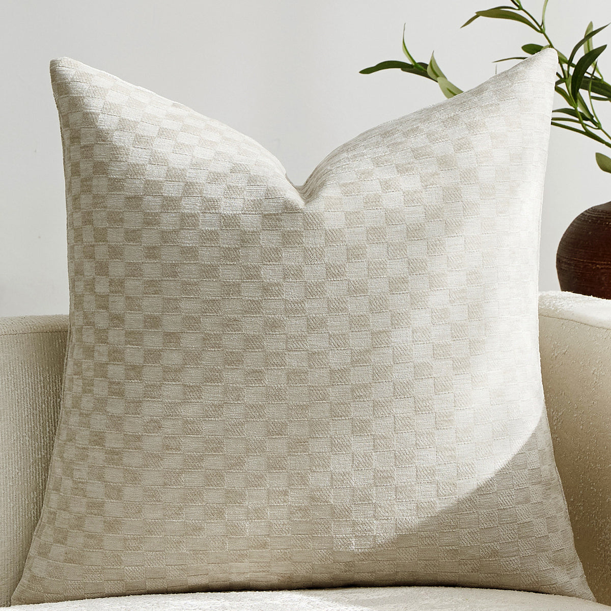 Solid Color Three-Dimensional Cushion Cover for Small Throw Pillow